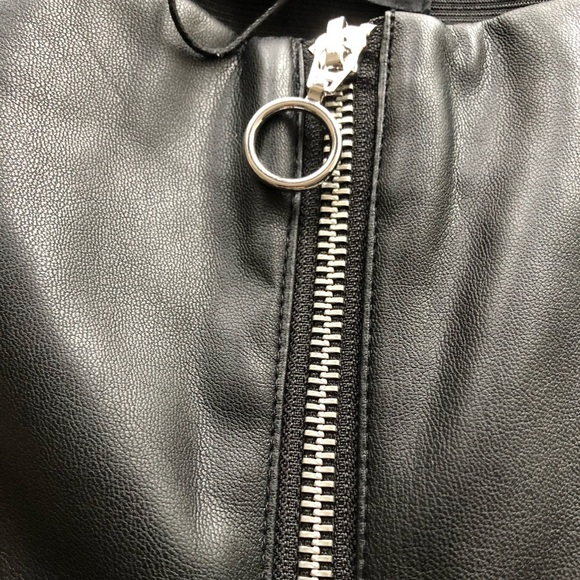 ZARA Black Faux leather Pants-(Sz XS) - Picture 8 of 16